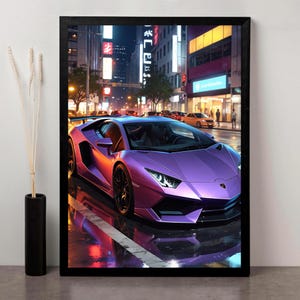 Lamborghini Revuelto Digital Download | High-Quality Printable Art | Exotic Car Wall Decor for Enthusiasts | Digital Supercar Posters