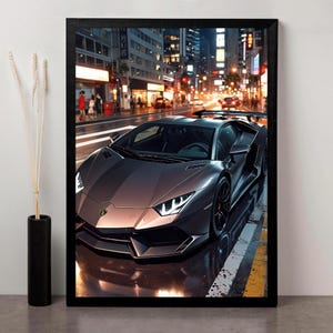 Lamborghini Revuelto Digital Poster | Instant Download | Luxury Supercar Wall Art for Automotive Fans | High- Quality Digital Download