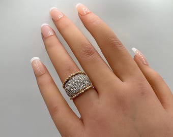 14K Gold Diamond Ring