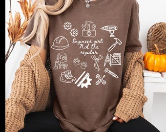 Personlig ingenjörs-T-shirt, personlig ingenjörsgåva, unisex bomullströja