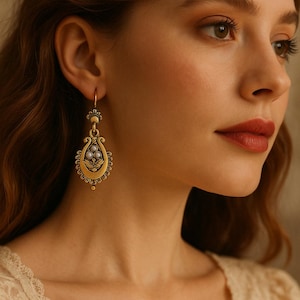 Vintage Boho Earrings - Unique and Elegant Design, Fashion Jewelry for Women, Chic Accessory for Daily Wear, Antique Style