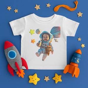 Baby Astronaut T-Shirt | Space Explorer Design for Kids | Soft & Cute Toddler Tee