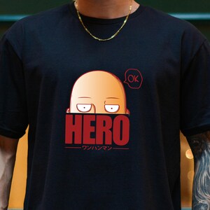 Saitama Ok Face Graphic Shirt - Oppai Otaku Manga Anime Tee Saitama Ok Face Graphic Shirt - Oppai Otaku Manga Anime Tee