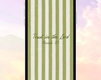 Christian Phone Wallpaper - Digital Download - Trust in the Lord