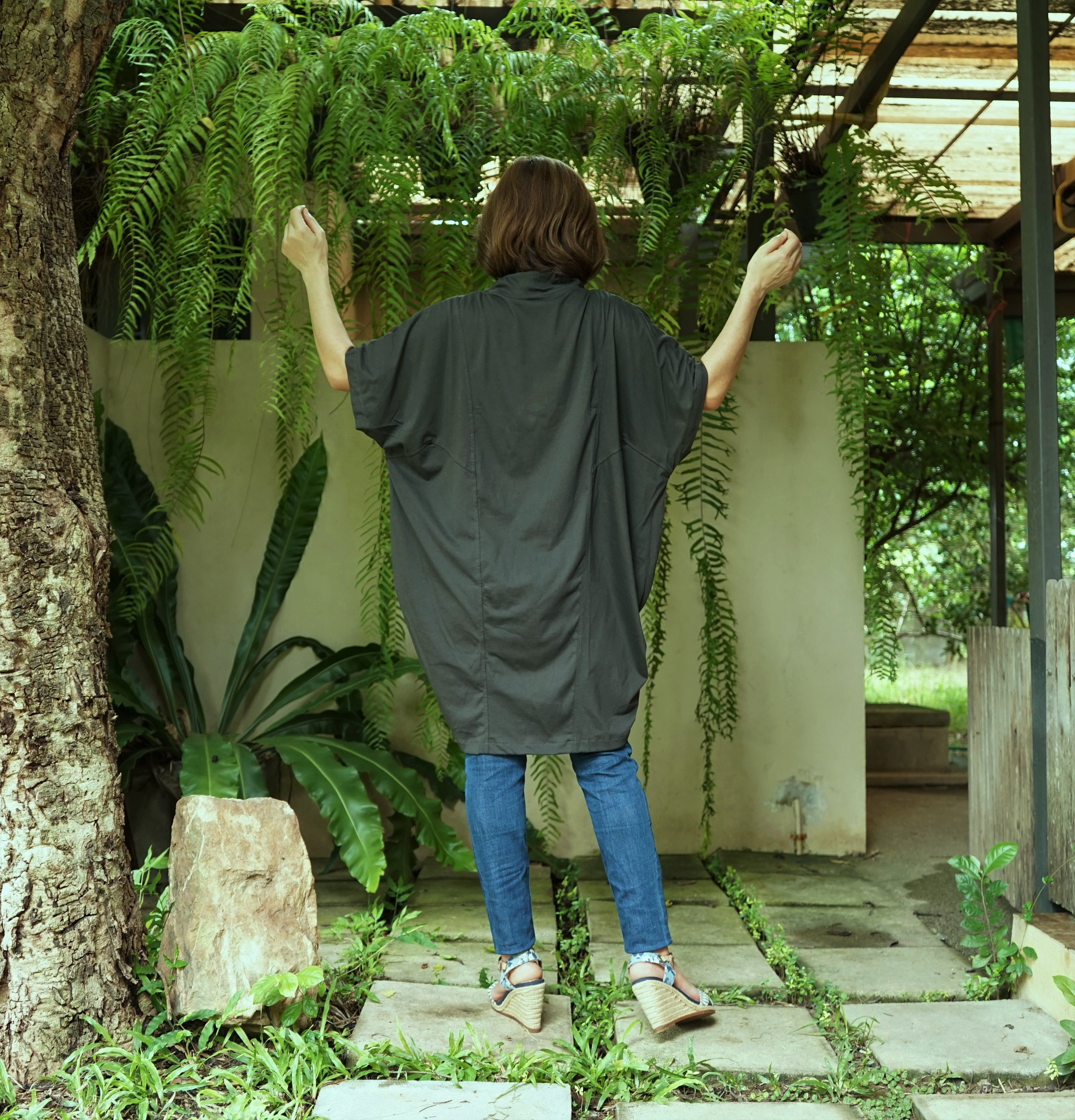 【新品】CLANE クラネ CONSTRUCTIVE LONG TOPS クラネ CLANE CONSTRUCTIVE LONG TOPS （IVORY） -靴