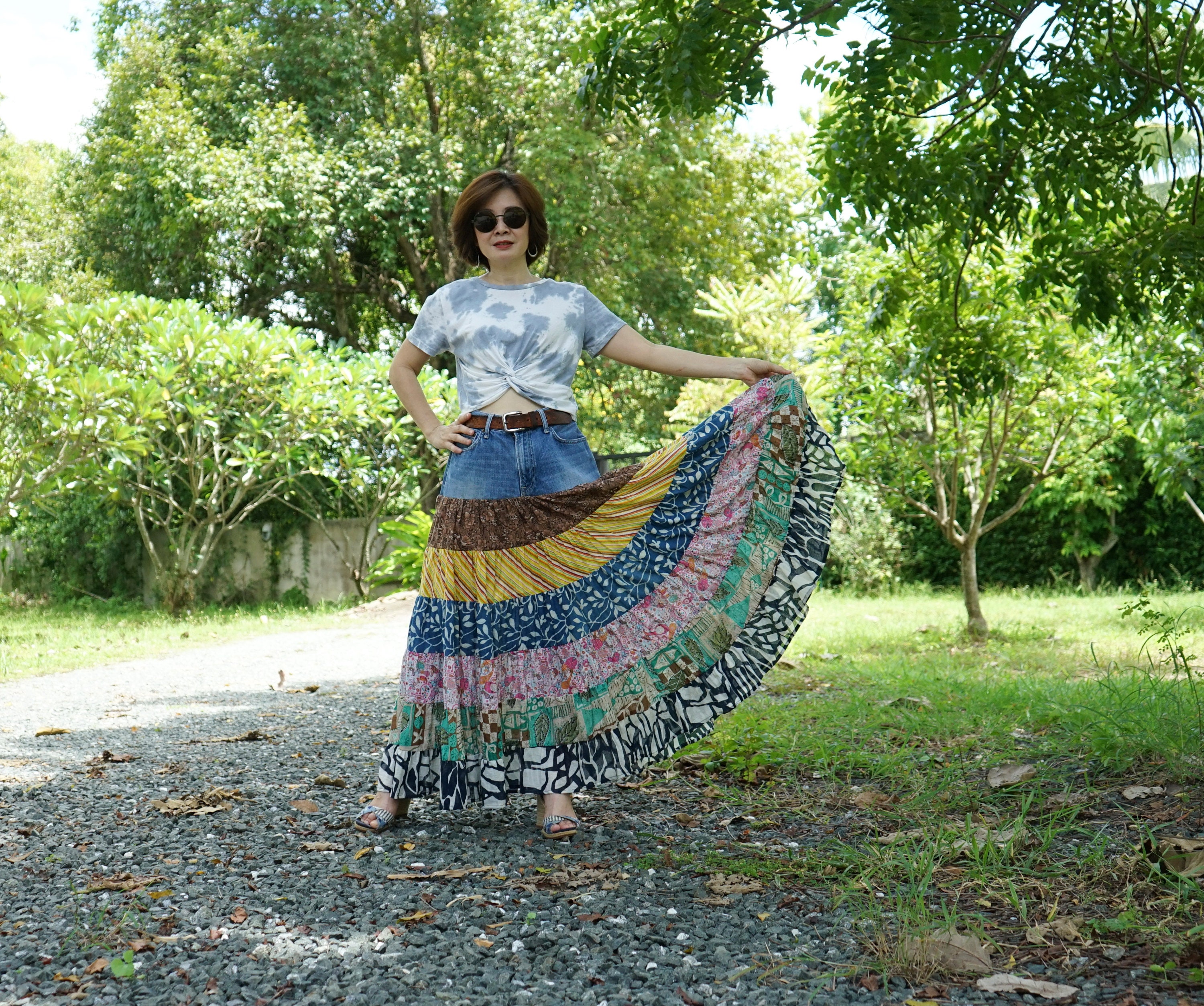 【WONDER WONDER】Kone bohemian hippie cotton long skirt Kone bohemian hippie cotton long skirt - WONDER WONDER | 60