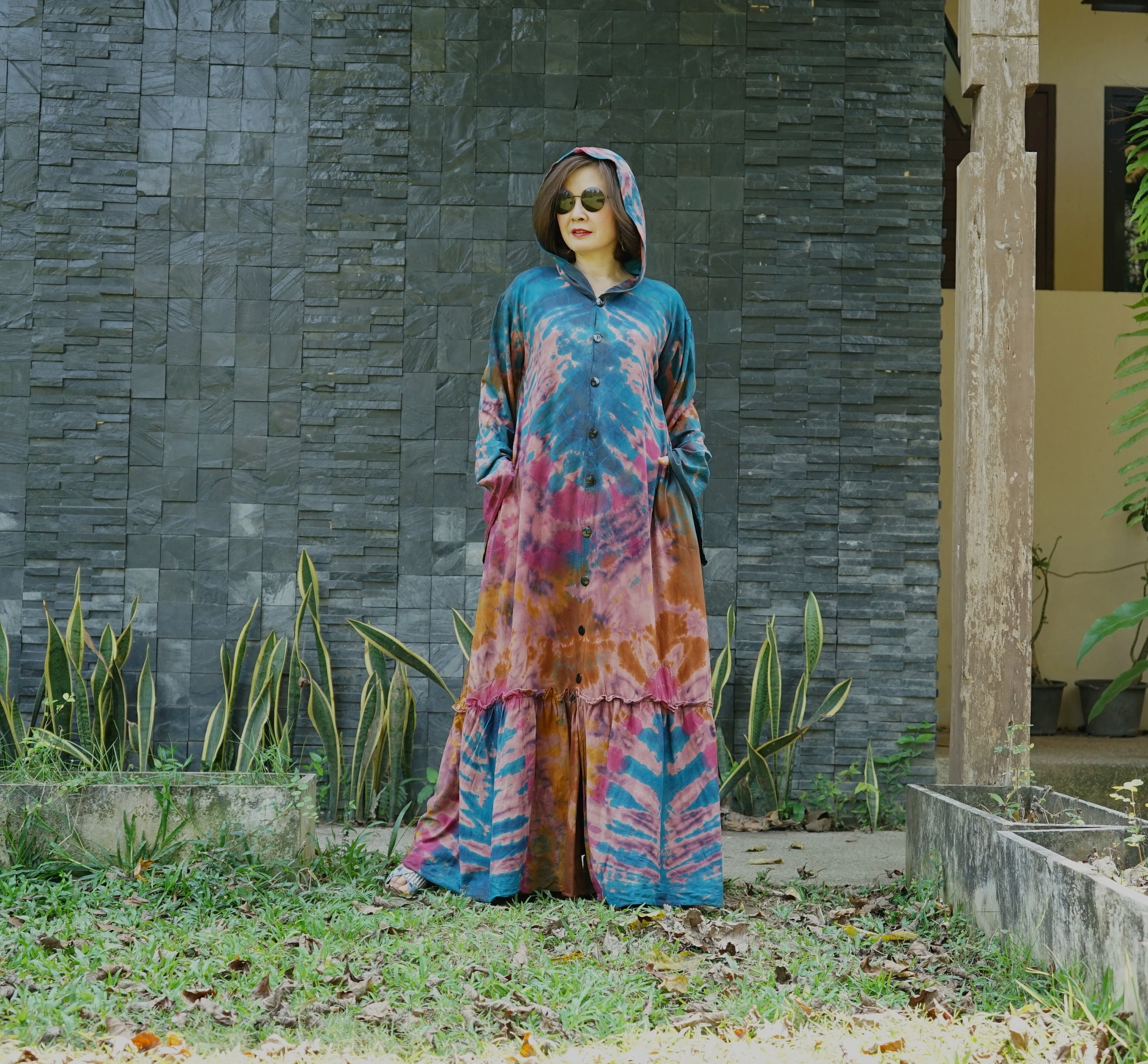 maxi dress thailand Thailand Peony Dress - Romantic Floral Printed Maxi Dress moaa.collection