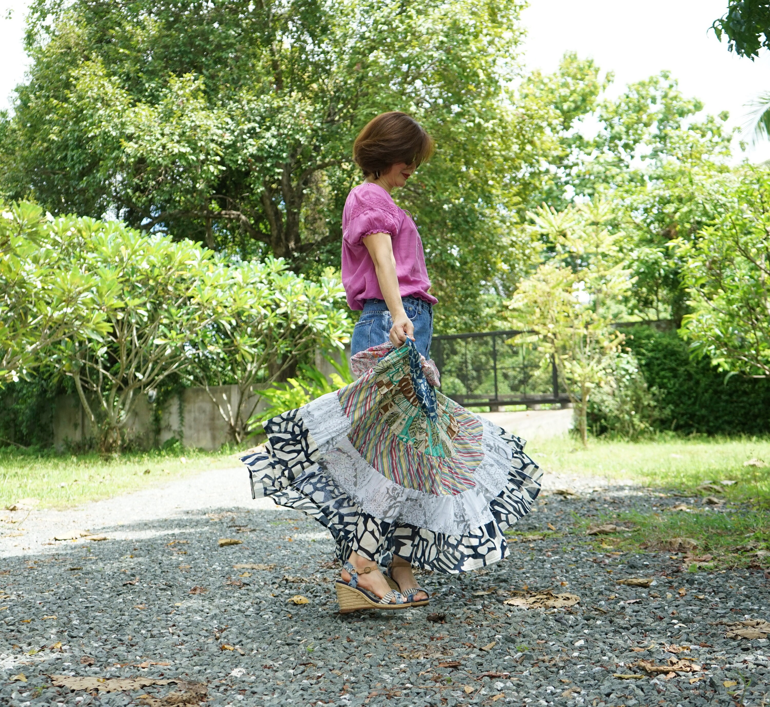 【美品】CLANE HIGH WAIST CIRCULAR SKIRT セール 40%OFF】HIGH WAIST VOLUME MAXI SKIRT(505065587