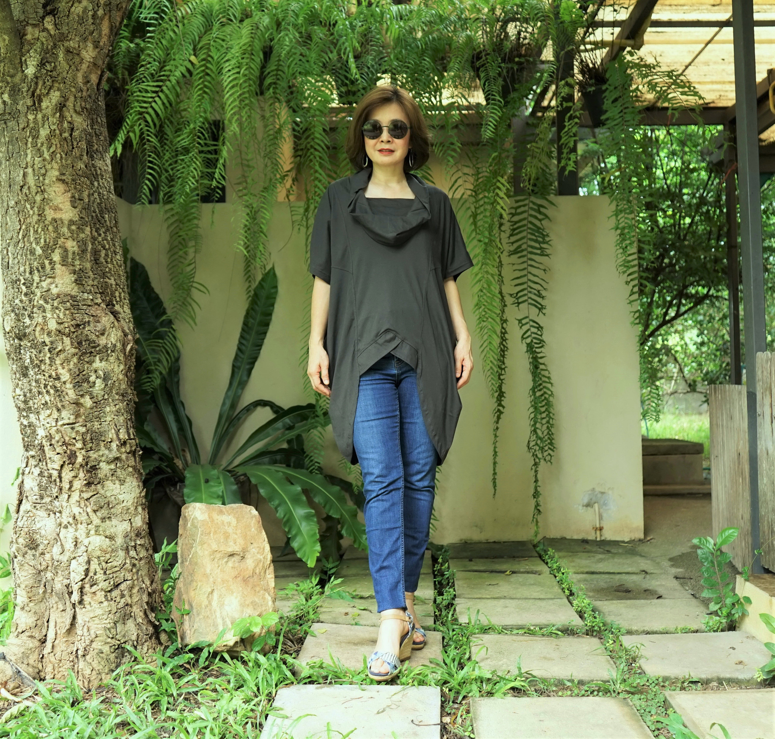 【新品】CLANE クラネ CONSTRUCTIVE LONG TOPS CLANE CONSTRUCTIVE LONG TOPS