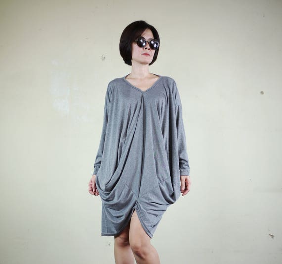 heather gray jersey dress Heather Grey Jersey Tube Smocked Dress-BEST SELLER XS