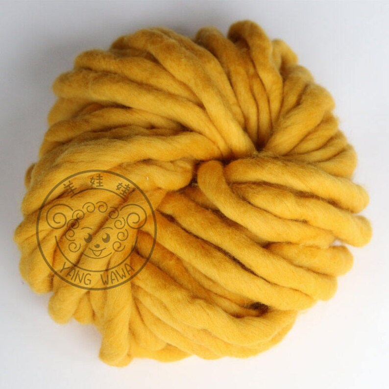 100 Merino Wool Super Chunky Big Loop Yarn Wool Roving Etsy