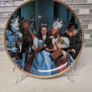 There&#39;s No Place Like Home Commemorative Plate 1988 The Wizard of Oz Decorative Plate The Hamilton Collection 8.75&quot;