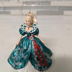 Hallmark Keepsake 1995 Holiday Barbie Ornament Vintage Christmas Ornament No box