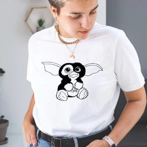 GIZMO svg png, Mugwai svg clipart, Gremlin svg, png, jpg, eps Gizmo portret wydruk wycięty cricut cameo sylwetka cyfrowe pobieranie, naklejka ścienna, Png