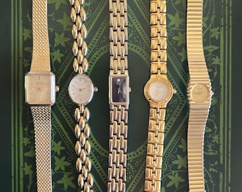 Ladies Watches Bulova, Armitron, Seiko, Bijoux Terner