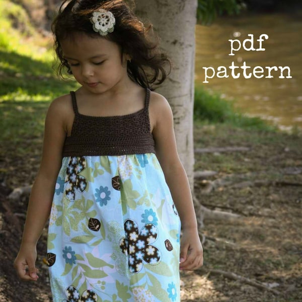 Fabric and Crochet Dress Etsy