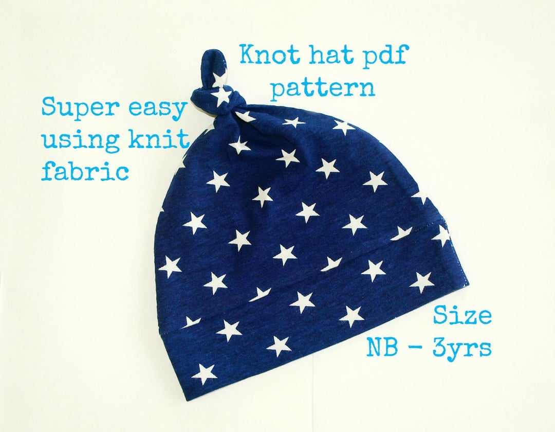 Top Knot Hat Sewing Pattern S130 Baby Hat Pattern Newborn Etsy
