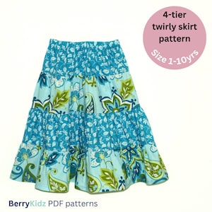 Toddler skirt pattern, Infant sewing pattern, Easy Pdf pattern, Easy Pattern, Girl skirt pattern (S112)
