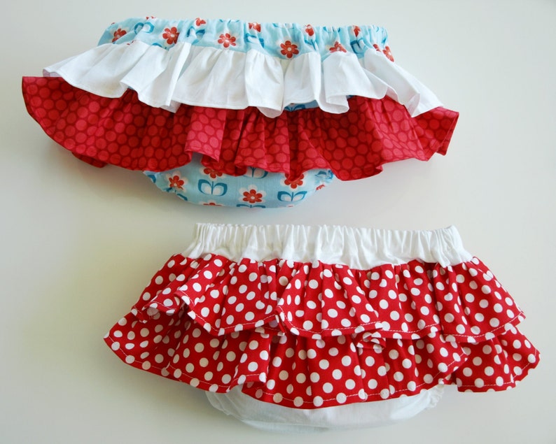Diaper cover sewing pattern Ruffle Bloomer pattern S118 Etsy