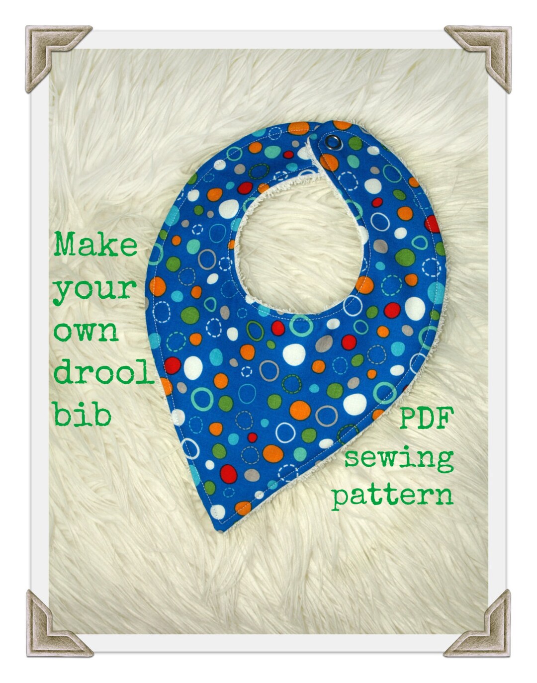 Bandana Bib Pattern Drool Bib Pattern Baby Bandana Bib Bib - Etsy