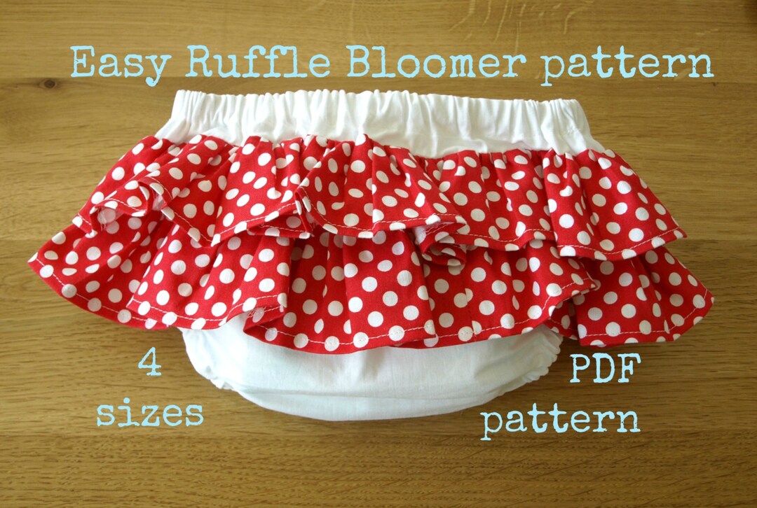 Baby Bloomer Pattern, Girls Sewing Pattern Pdf, Childrens Sewing