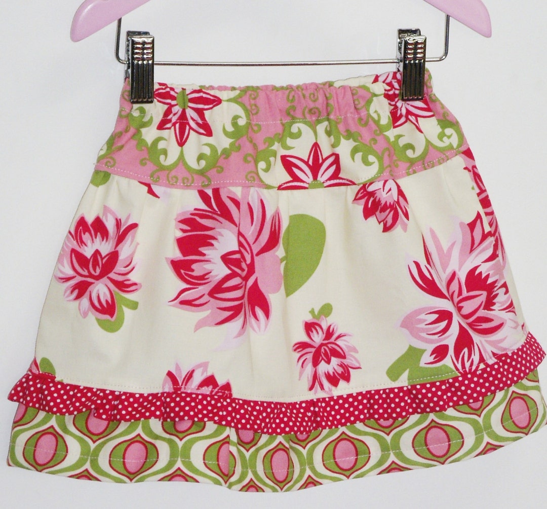 Girls Skirt Pattern Twirl Skirt Pattern Easy Skirt Pattern - Etsy