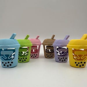 Boba Tee Fidget Spielzeug | Schlüsselanhänger | Spaß, Stressabbau