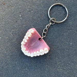 Hyperrealistic tooth model - keychain FULL COLOUR 3D printed - Tooth gift