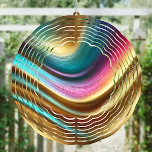 Sublimeringsark för vindspinnare: Tryckfärdig abstrakt design med värmeöverföring