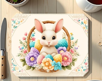 Bunny Basket Sublimation Transfer Sheet: Cutting Board - Ready to Press