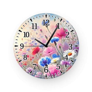 12" urtavla sublimeringstransferark: Vårblommor - tryckfärdigt