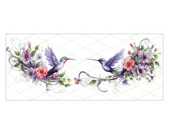 Hummingbird Sublimation Transfer Sheet 15oz Mug-Ready to Press (NOT DIGITAL)-Cup Not Included