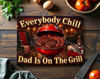 Grilling Sublimation Transfer Sheet: Cutting Board - Ready to Press