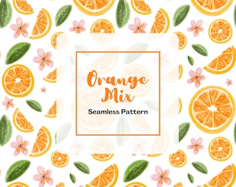 Orange Mix Pattern