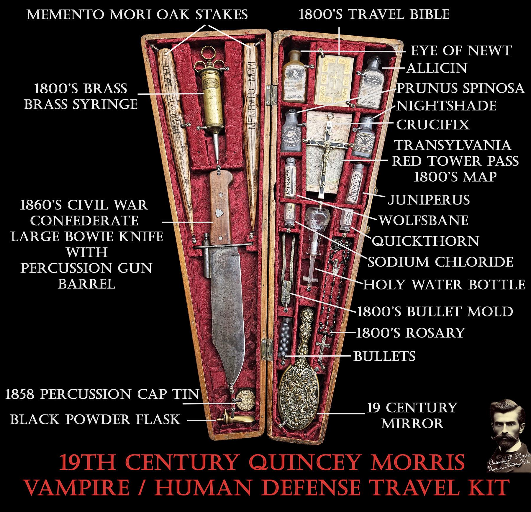 19th Century Vampire / Human Defense Kit - the Momento Mori