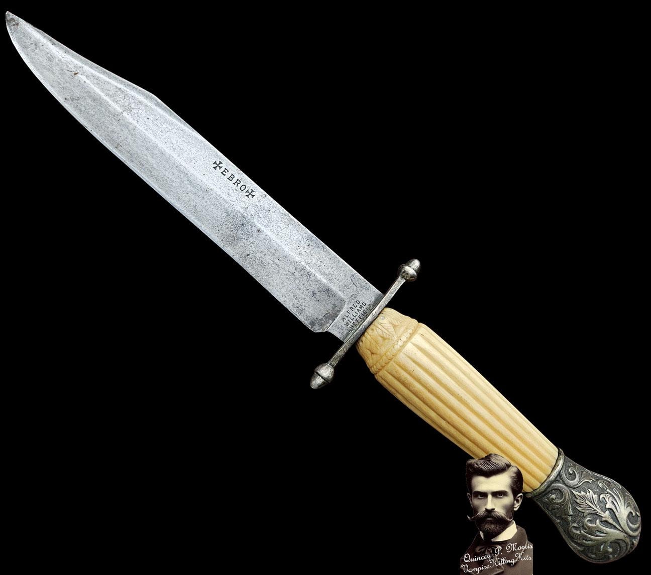 KROPP　Sheffield England【西洋剃刀】 1850's Sheffield England Officers Bowie Knife - Etsy