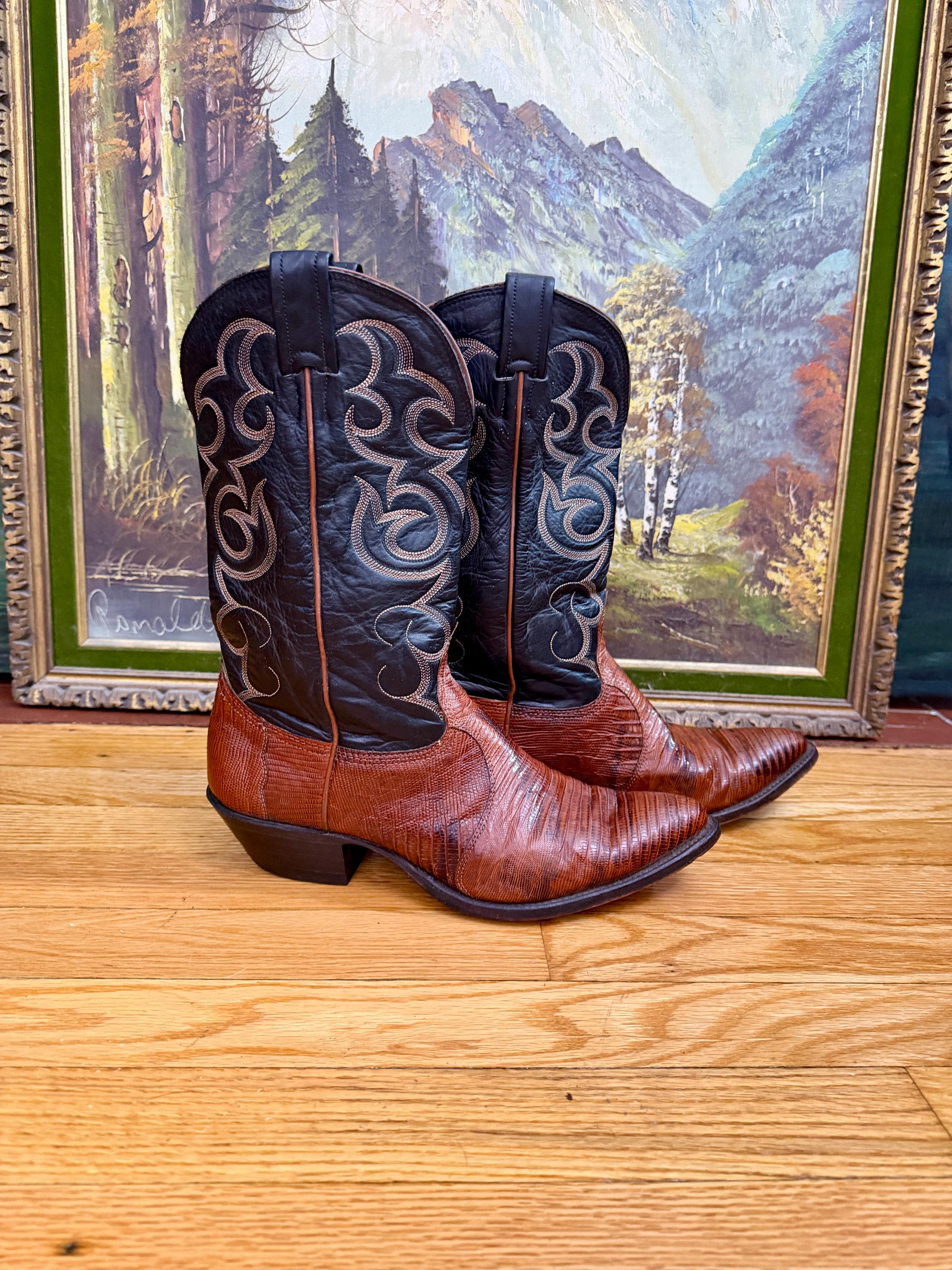 Vintage Black Nocona Boots - Etsy