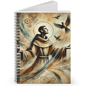 St. Francis of Assisi Spiral Notebook
