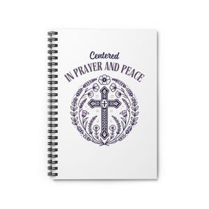 Zentrierendes Gebet Spiralblock – Christliches Meditation Journal | Kontemplatives Gebet Notizbuch | Auf Glauben basierendes Journaling Geschenk Bild 2