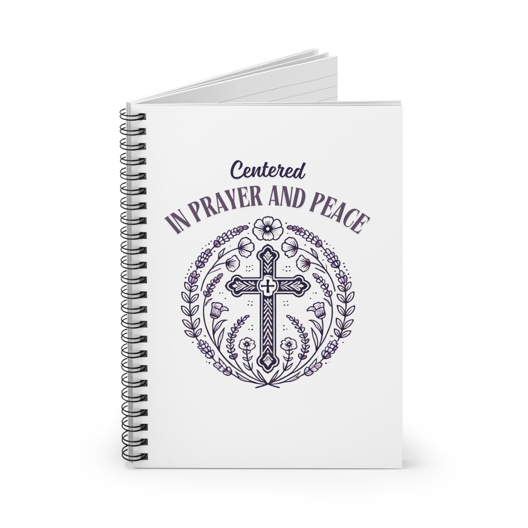 Centering Prayer Spiral Notebook – Christian Meditation Journal ...