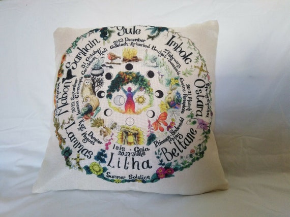 Set of Scatter cushion covers Hare stylish home decor scatter Pagan Wicca
