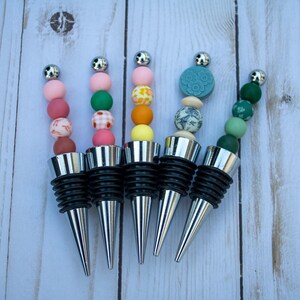 Beaded Wine Stopper | Wine Stopper | Fun Gift | Wine Accessories | Popular Gift Ideas | Cute Wine Stopper
