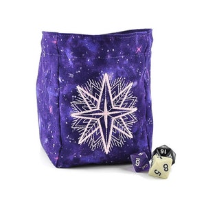 Borsa per dadi, custodia per dadi galassia, TTRPG, accessorio per giochi da tavolo