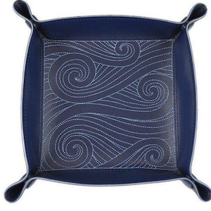 Wave dice tray, collapsible, TTRPG