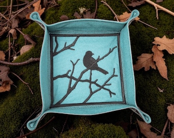 Dice Tray, Bird Design