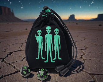 Sac de dés, design extraterrestre, TTRPG