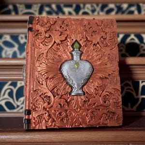 Dados de poción y soporte para tomo de cartas, TTRPG