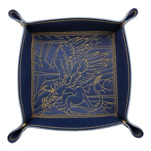 Griffon dice tray, collapsible, valet tray, game tray, portable dice tray, travel tray, board game accessory, entryway tray, RPG