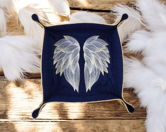 Angel Wing dice tray, game accessory, TTRPG
