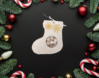 Mini Weihnachtsstrumpf Würfel Geschenkset, Mini Würfel Set, Dnd Geschenk, TTRPG